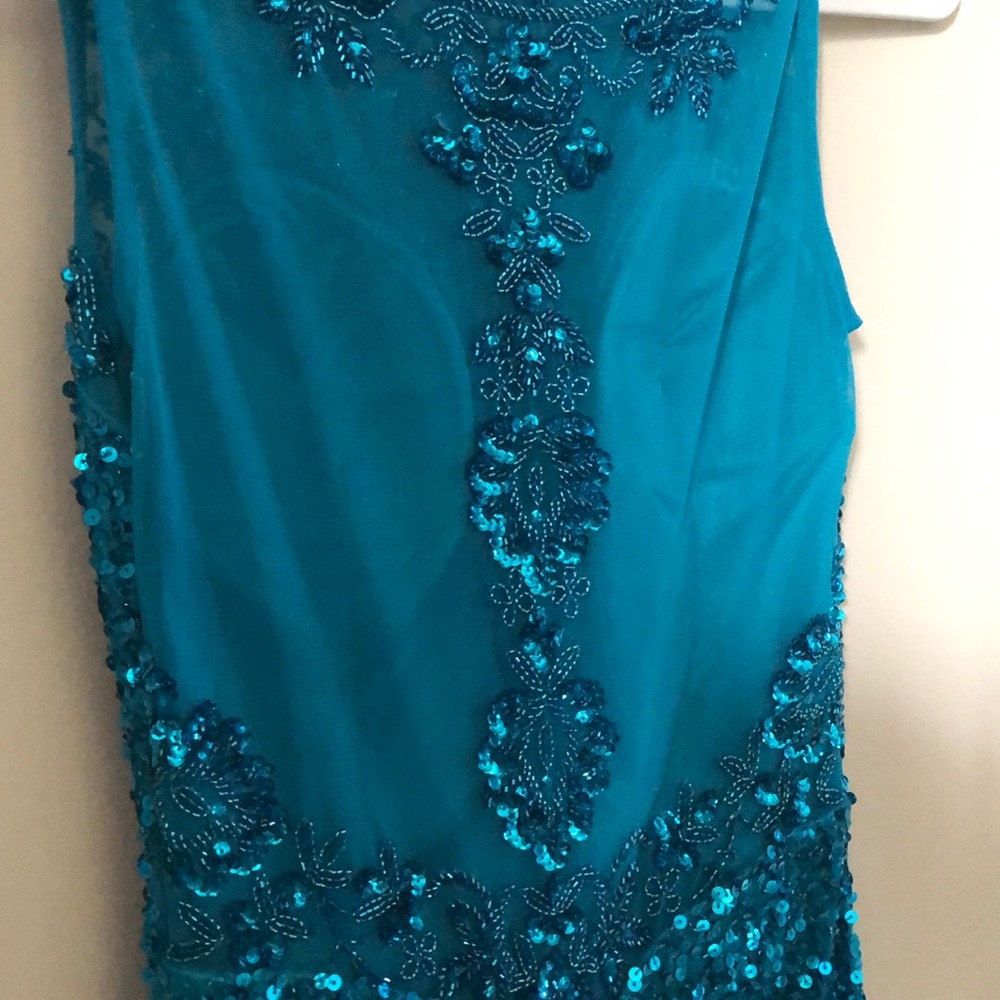 Beautiful Scala Sequin Prom Dress - image 5